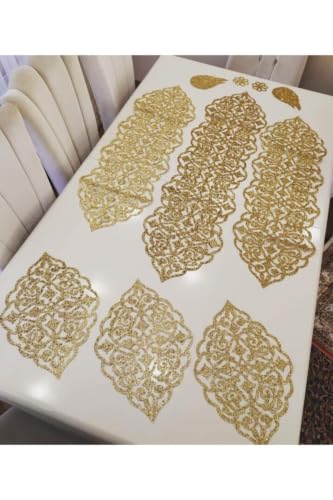 10-Piece Faux Leather Table Ru - đánh giá và giá Table Runner