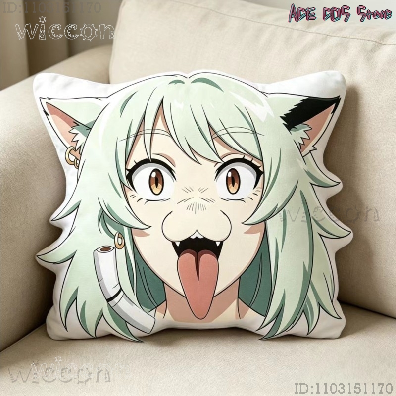 Cosplays Chainsmoker Cat Yanik - đánh giá và giá Throw Pillow