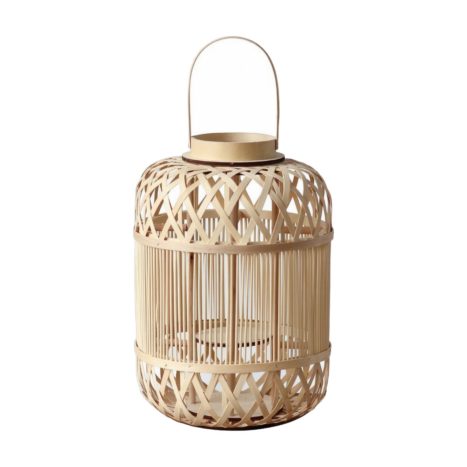 Decorative Bamboo Candle Lante - đánh giá và giá Candle Holder Decor