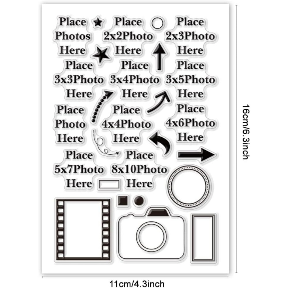 Place Photo Here Clear Stamp A - đánh giá và giá Picture Frame