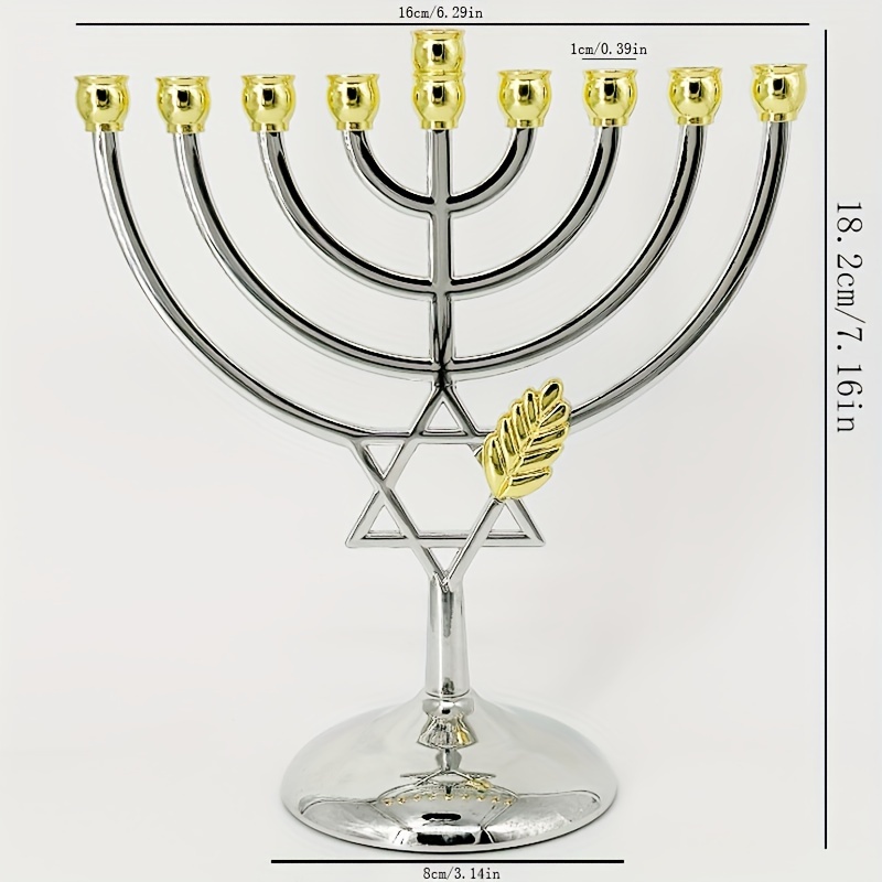 Hanukkah Menorah 9 Branch Cand - đánh giá và giá Candle Holder Decor