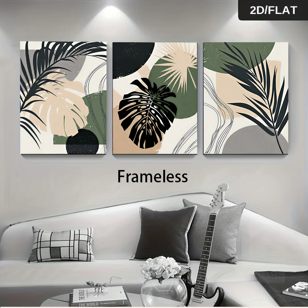 Multiple sizes 3pc frameless C - đánh giá và giá Abstract Canvas Set
