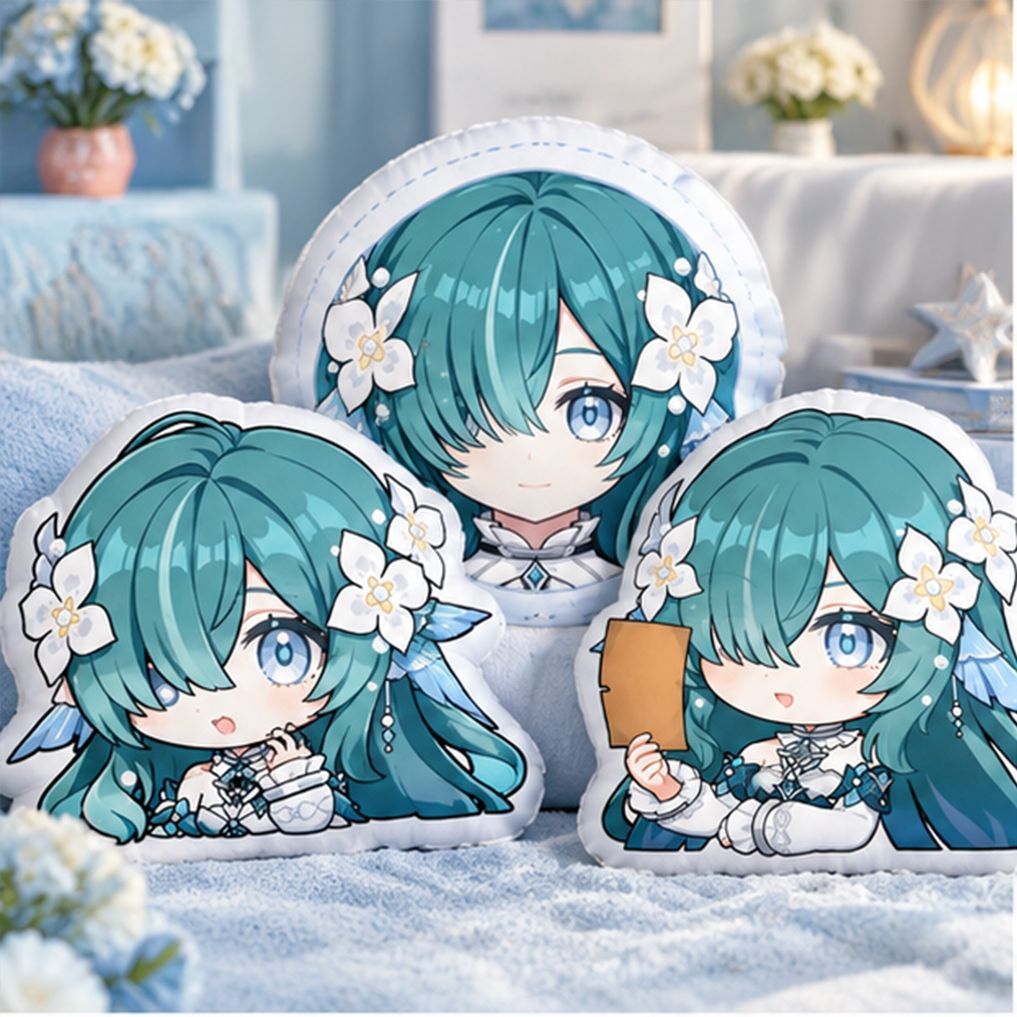 Game Genshin Impact Cute Q-ver - đánh giá và giá Throw Pillow
