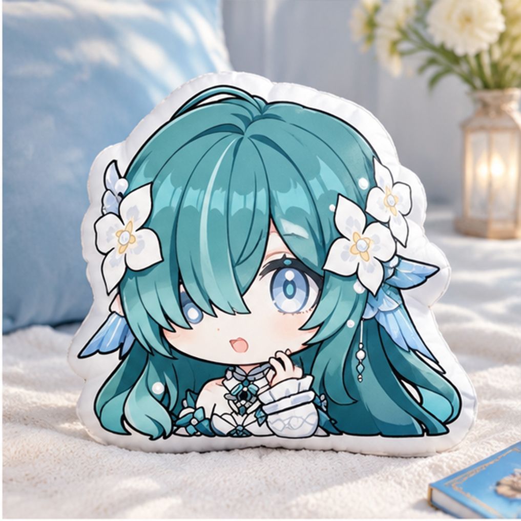 Game Genshin Impact Cute Q-ver - đánh giá và giá Throw Pillow