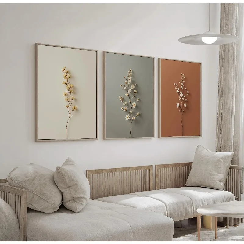 Multiple sizes 3pcs frameless  - đánh giá và giá Abstract Canvas Set