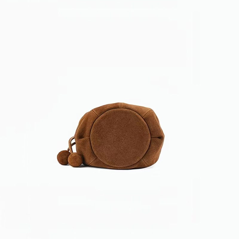 Frosted Suede Bucket Bag Pumpk - đánh giá và giá Interior Design High End