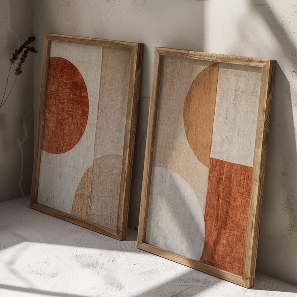 2pcs frameless Canvas Painting - đánh giá và giá Abstract Canvas Set