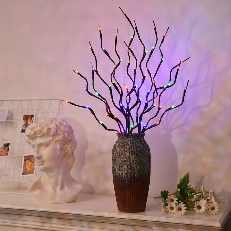 1/2PC 20LED Cherry Blossom Tre - đánh giá và giá Vase Decor