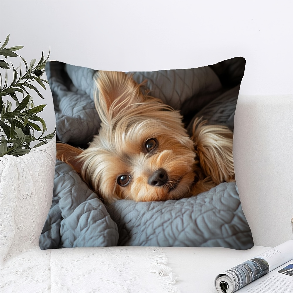 Customize 1pc Yorkshire Terrie - đánh giá và giá Throw Pillow